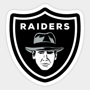 Indiana Raiders (Jones 81 – Double sided T-shirt design) Sticker